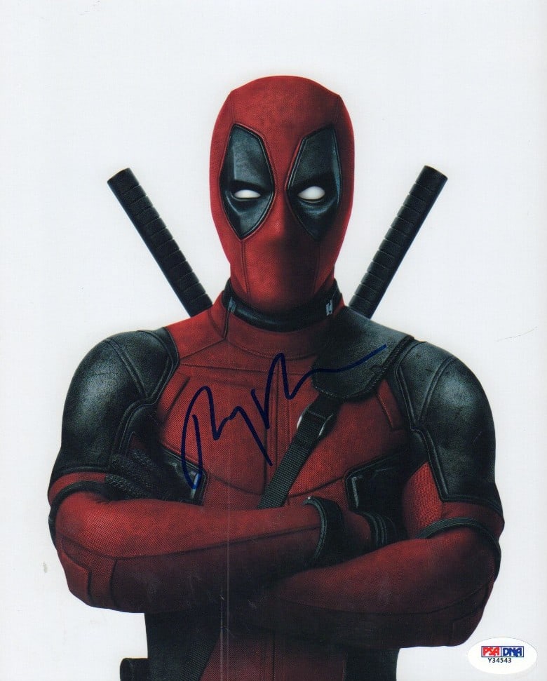 Ryan Reynolds signed photograph (1 of 1)