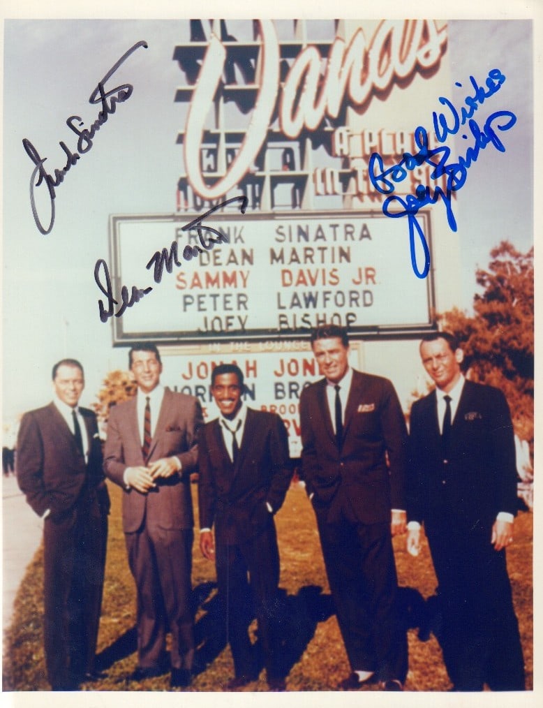The Rat Pack signed photograph (1 of 1)