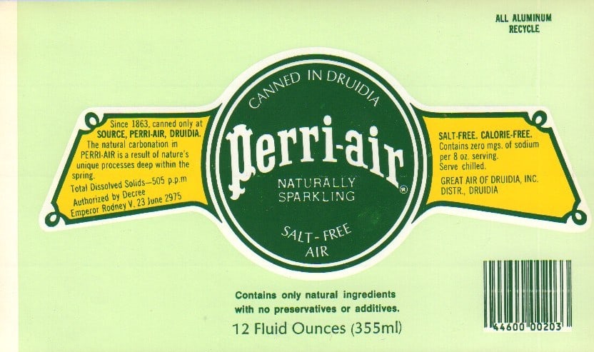 Spaceballs prop label (1 of 1)