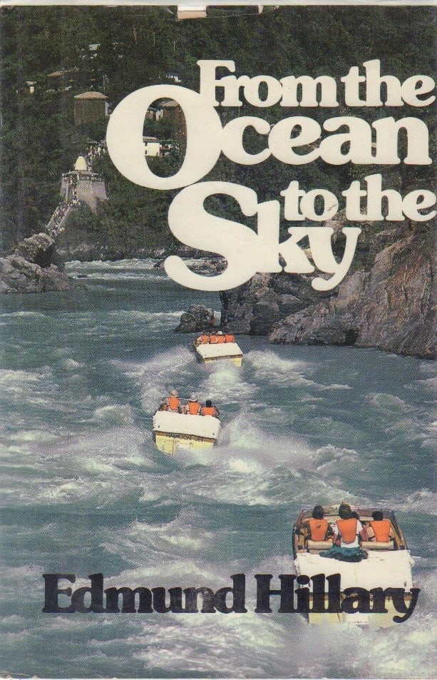 Sir Edmund Hillary signed book (1 of 2)