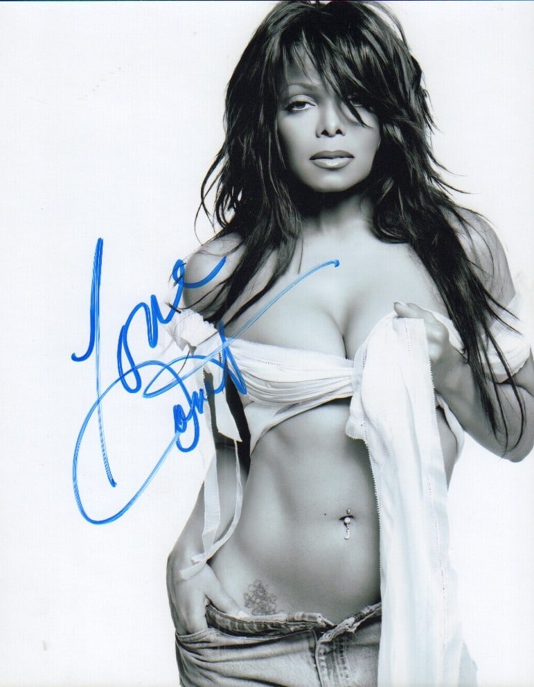 Janet Jackson signed photograph (1 of 1)