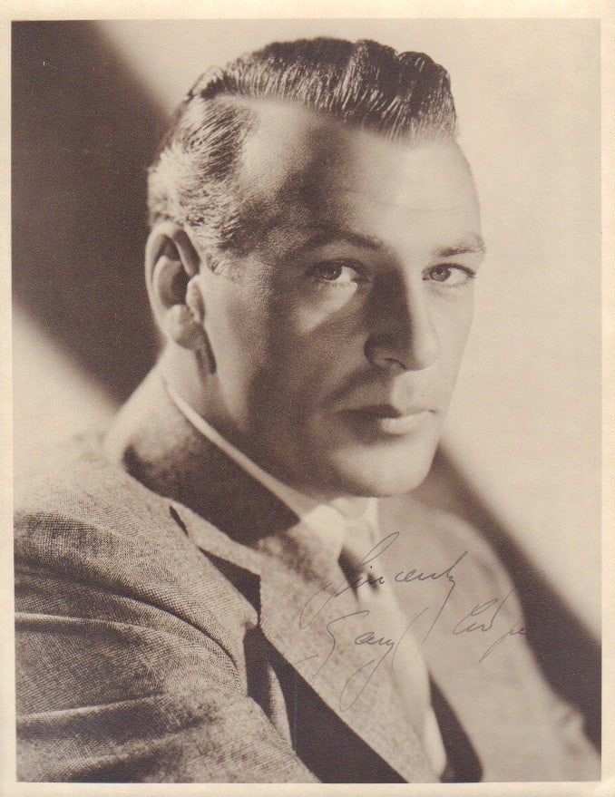 Gary Cooper signed photograph (1 of 1)