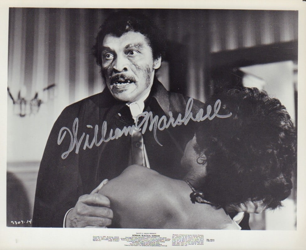 William Marshall signed photograph (1 of 1)