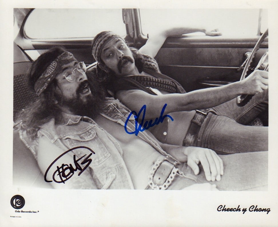Cheech n Chong signed photograph (1 of 1)