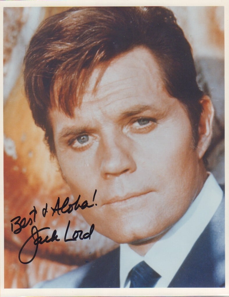 Jack Lord signed photograph (1 of 1)