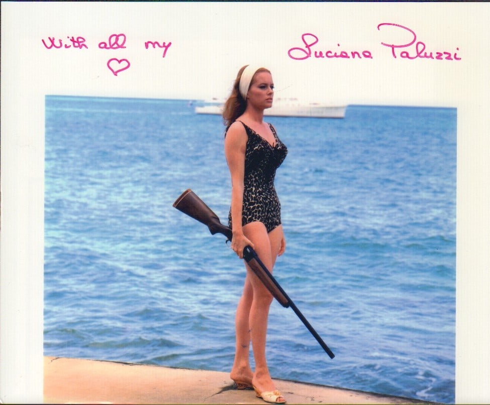 Luciana Paluzzi signed James Bond photograph (1 of 1)