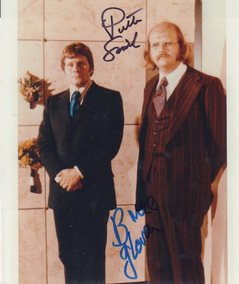Bruce Glover and Potter Smith signed villains in James Bond photograph (1 of 1)
