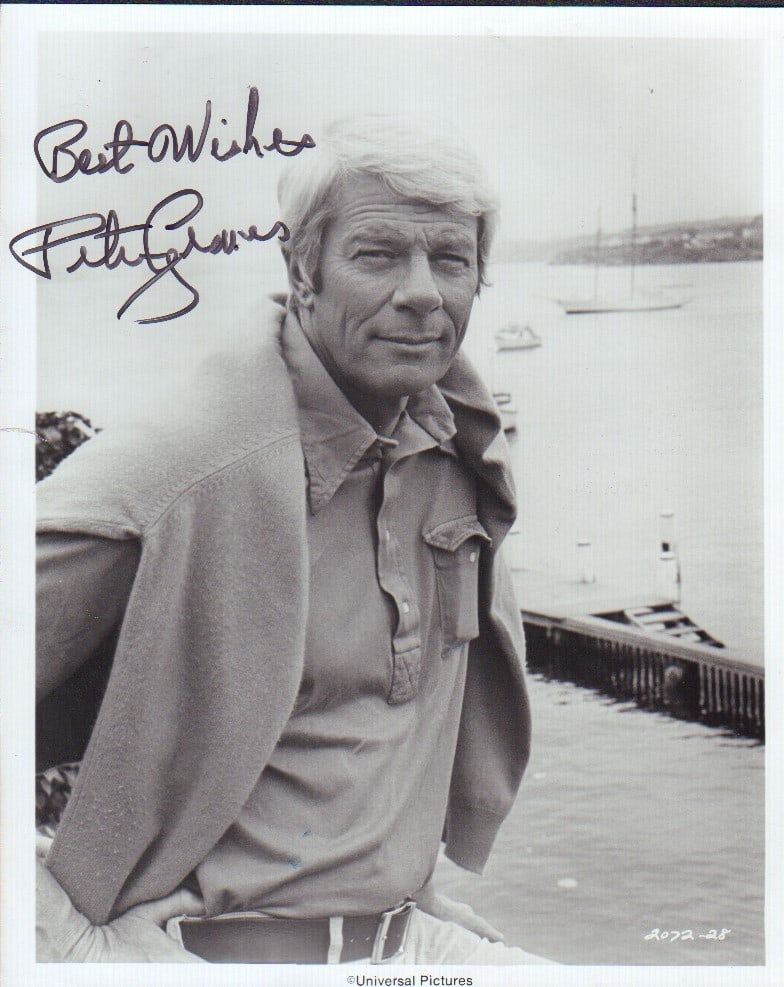 Peter Graves signed Mission Impossible photograph (1 of 1)
