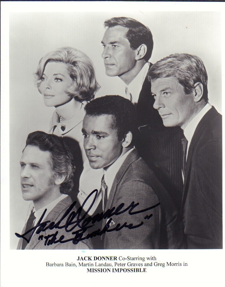 Jack Donner signed Mission Impossible photograph (1 of 1)