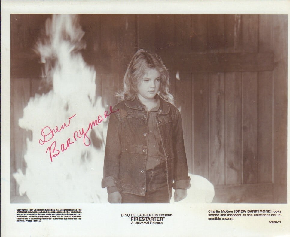 Drew Barrymore signed photograph (1 of 1)