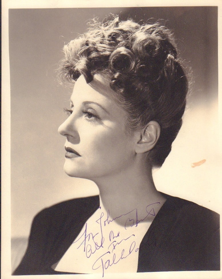 Tallulah Bankhead signed photograph (1 of 1)