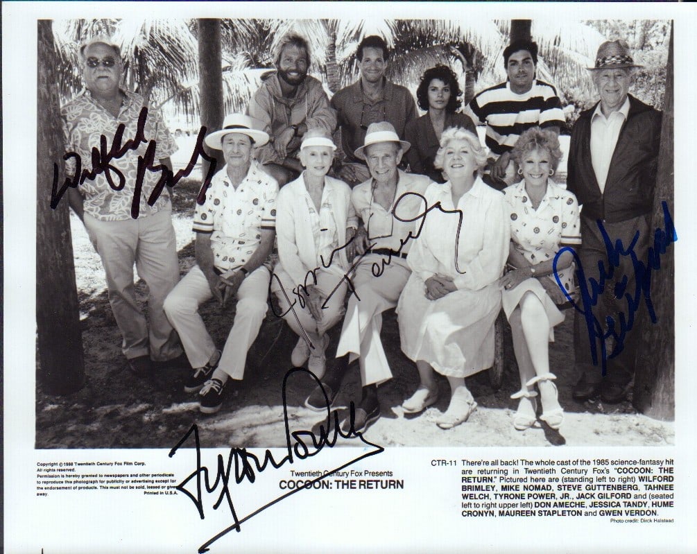 Cocoon cast signed photograph (1 of 1)