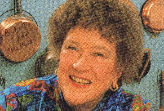 Julia Child signed photograph (1 of 1)