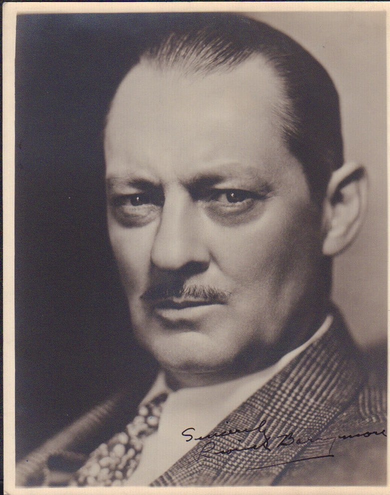 Lionel Barrymore signed photograph (1 of 1)