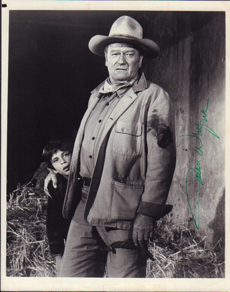 John Wayne signed photograph (1 of 1)