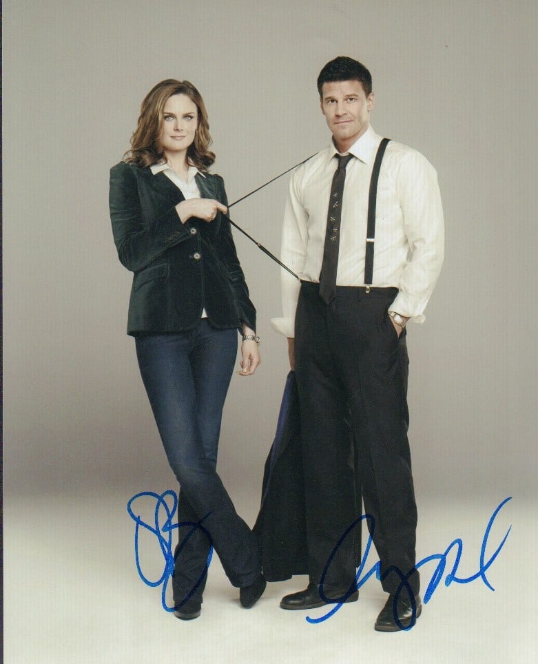 Bones cast signed photograph (1 of 1)