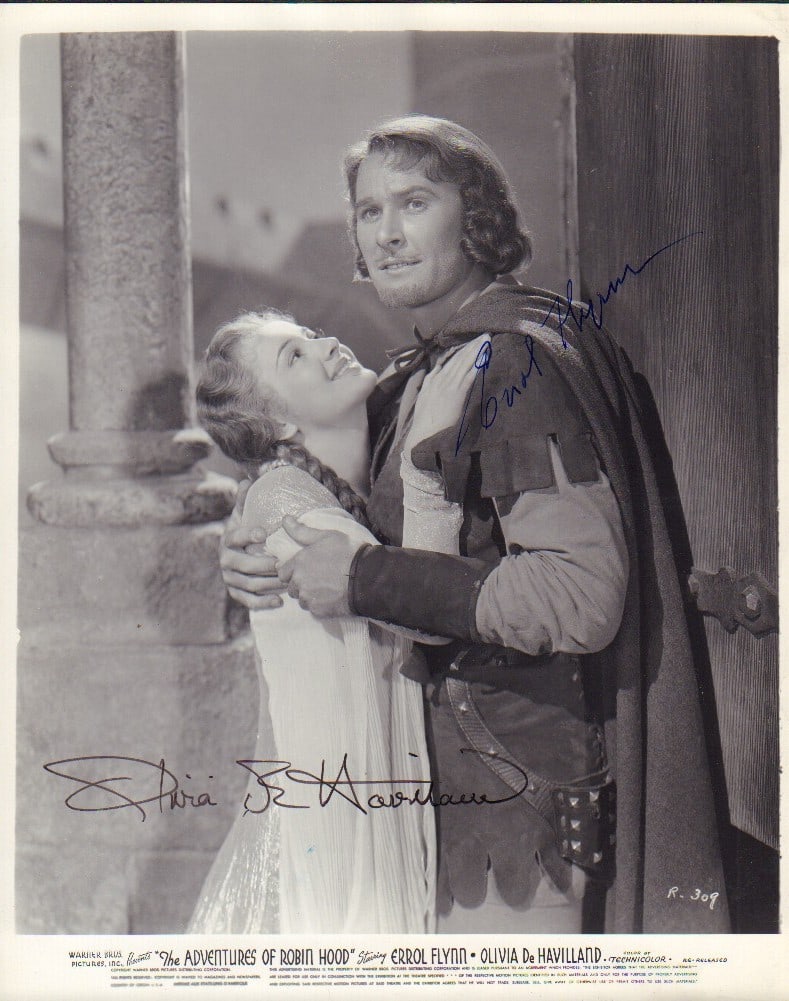 Errol Flynn signed photograph (1 of 1)