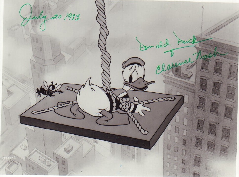 Clarence Nash signed photograph (1 of 1)