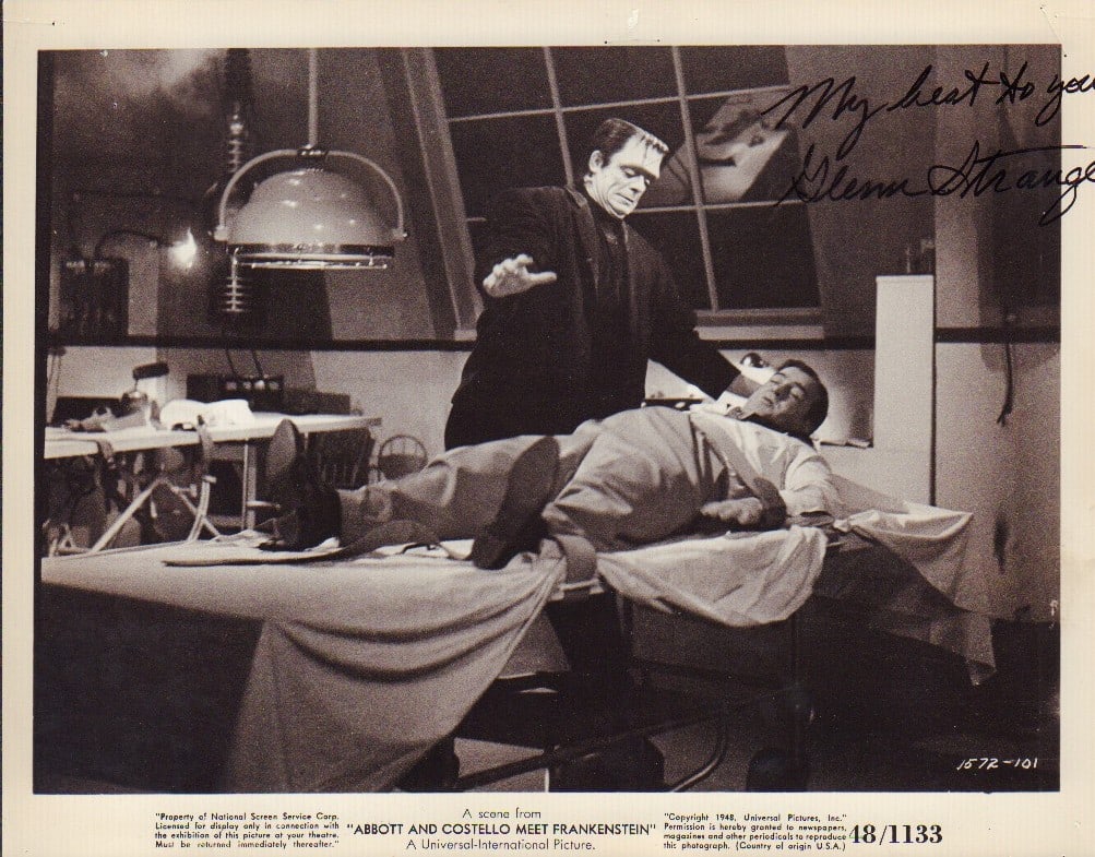 Glenn Strange signed photograph (1 of 1)