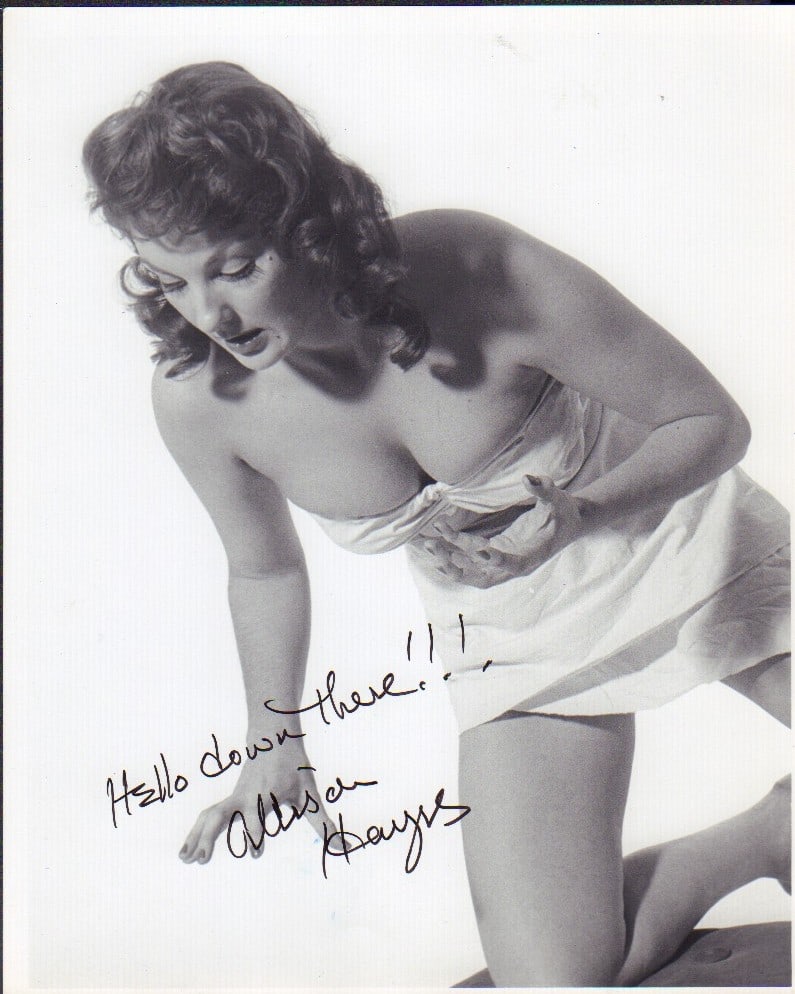 Allison Hayes signed rare photograph (1 of 1)