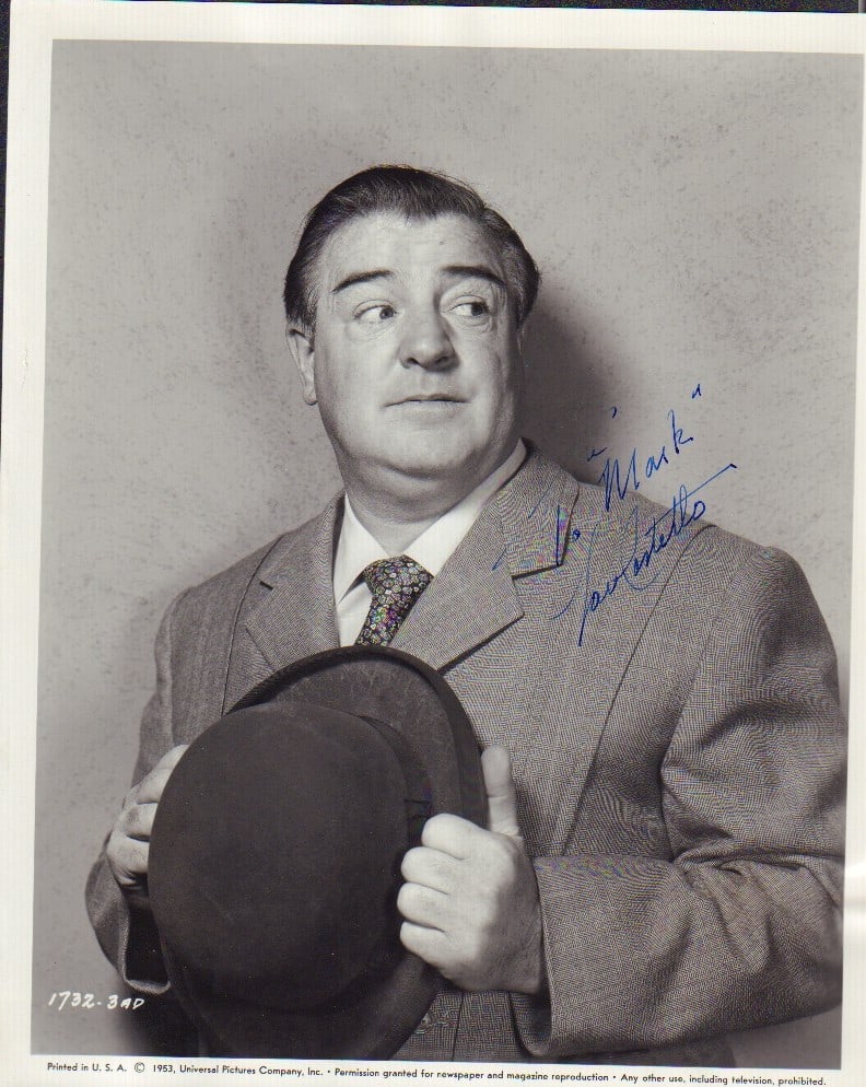 Lou Costello signed photograph (1 of 1)