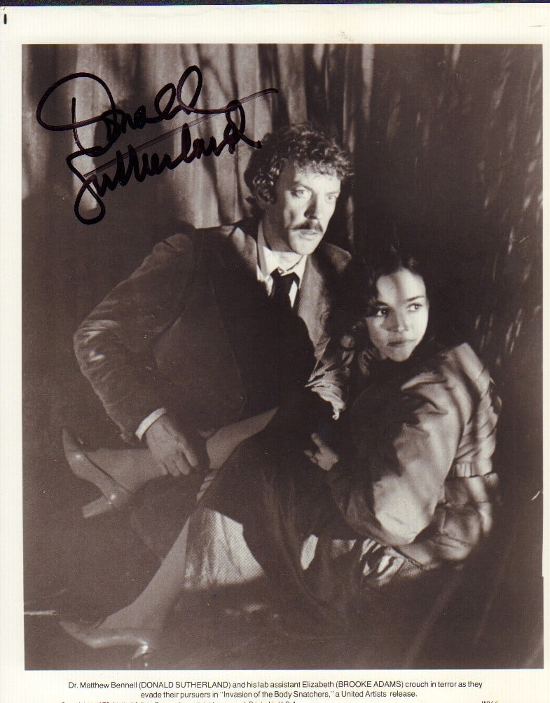 Donald Sutherland signed photograph (1 of 1)