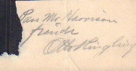 Otto Ringling signature (1 of 1)