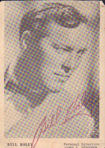 Bill Haley and the Comets signed photograph (1 of 1)