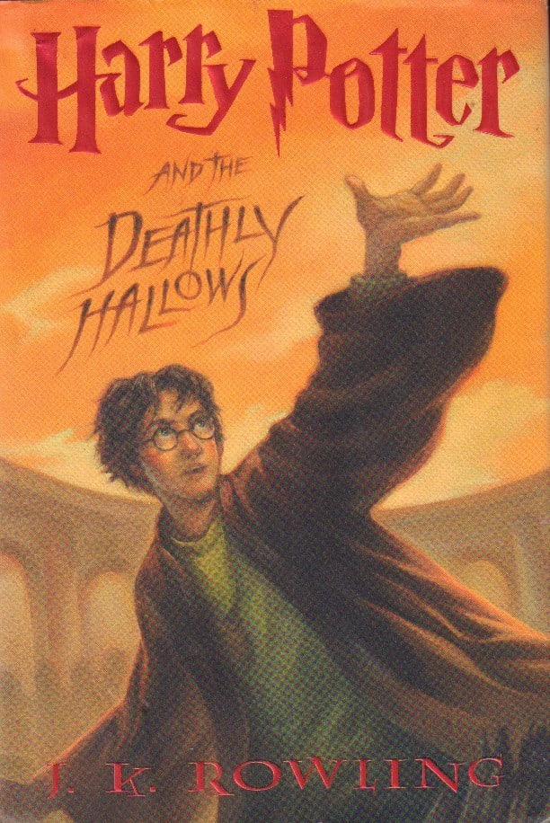 Harry Potter Deathly Hollows signed book (1 of 2)