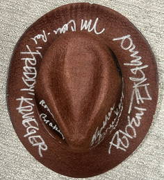 Freddy Kruger signed hat