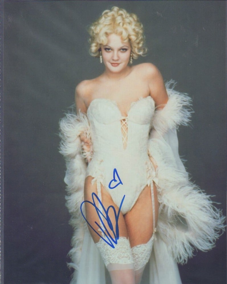 Drew Barrymore signed photograph (1 of 1)