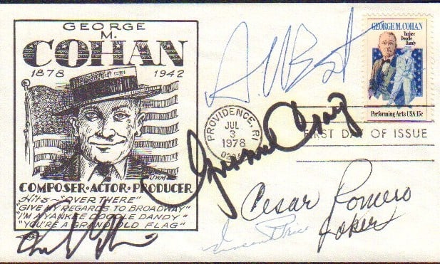 Batman TV cast signed FDC (1 of 1)