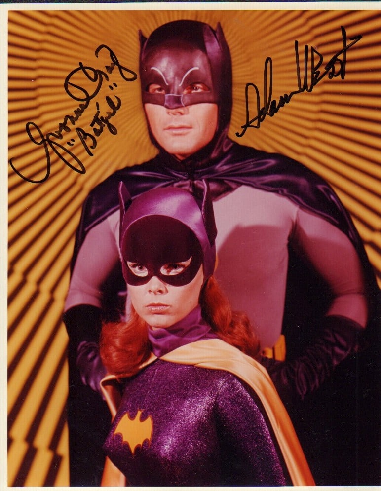 Adam West and Yvonne Craig signed photograph (1 of 1)