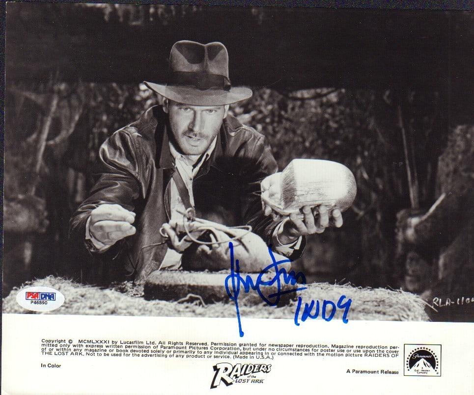 Harrison Ford Indiana Jones signed photograph (1 of 1)
