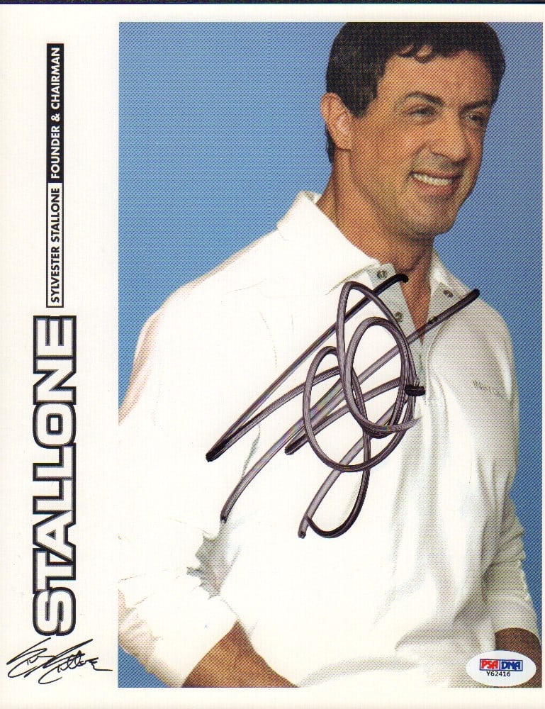 Sylvester Stallone signed photograph (1 of 1)