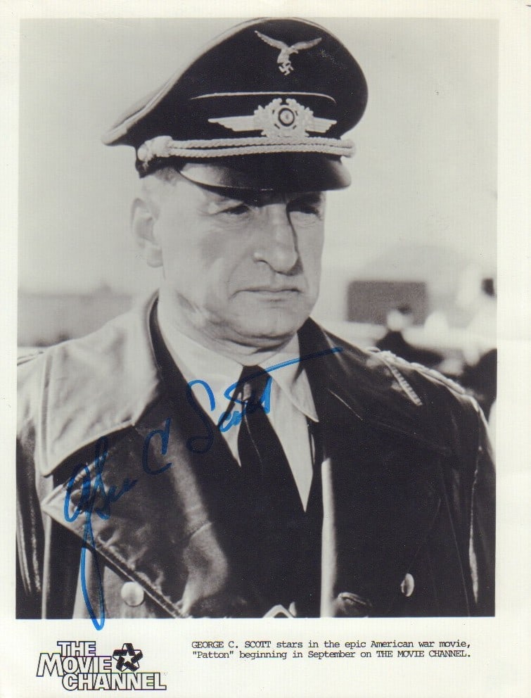 George C Scott signed photograph (1 of 1)