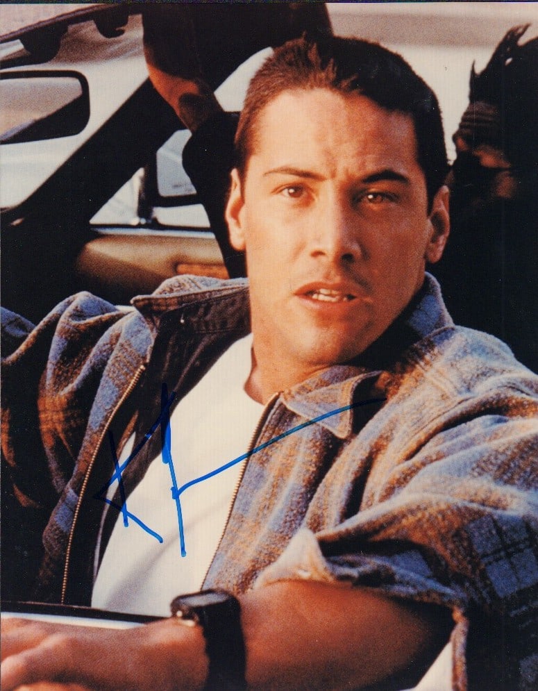 Keanu Reeves signed photograph (1 of 1)