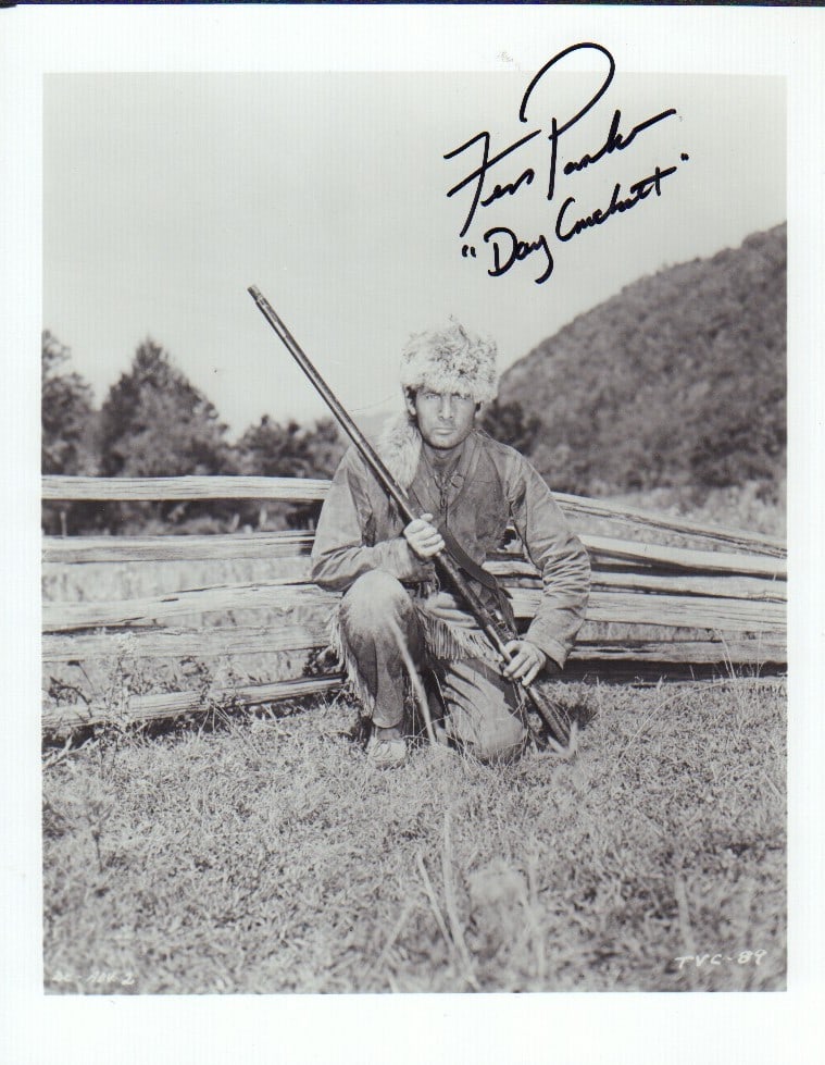 Fess Parker signed photograph (1 of 1)