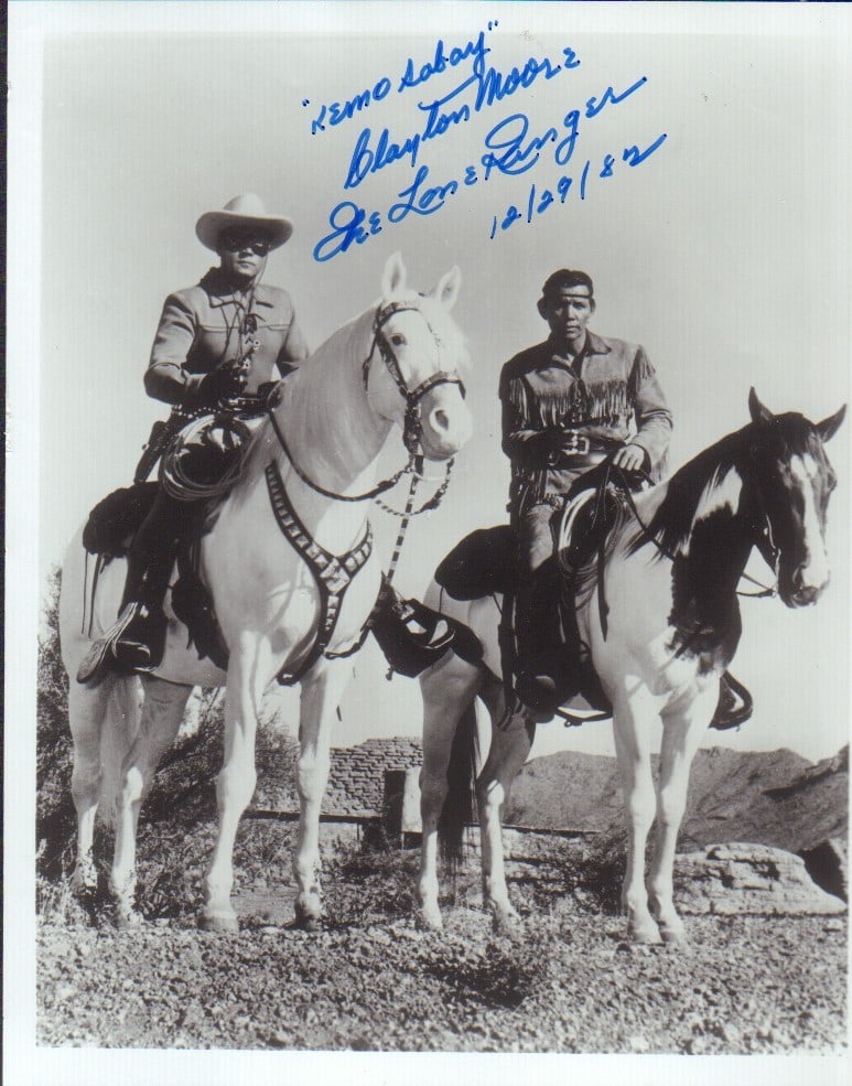 Clayton Moore signed photograph (1 of 1)