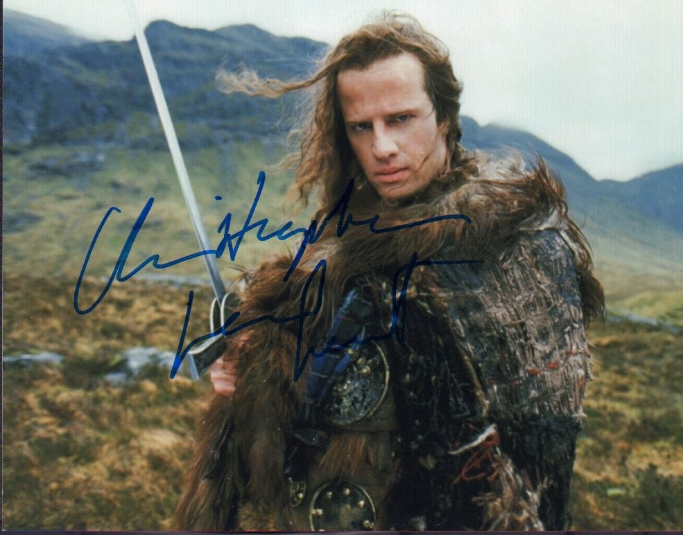 Christopher Lambert signed photograph (1 of 1)