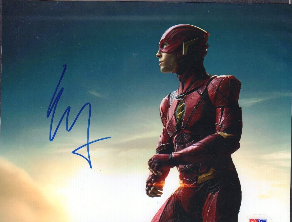 Ezra Miller signed photograph (1 of 1)