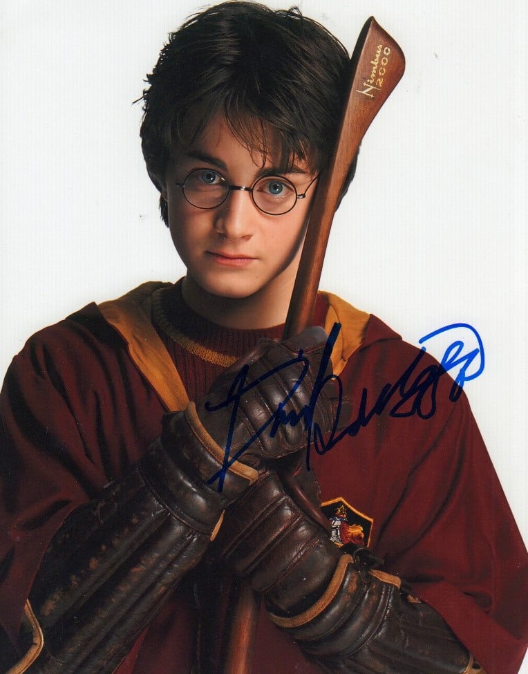 Daniel Radcliife signed photograph (1 of 1)