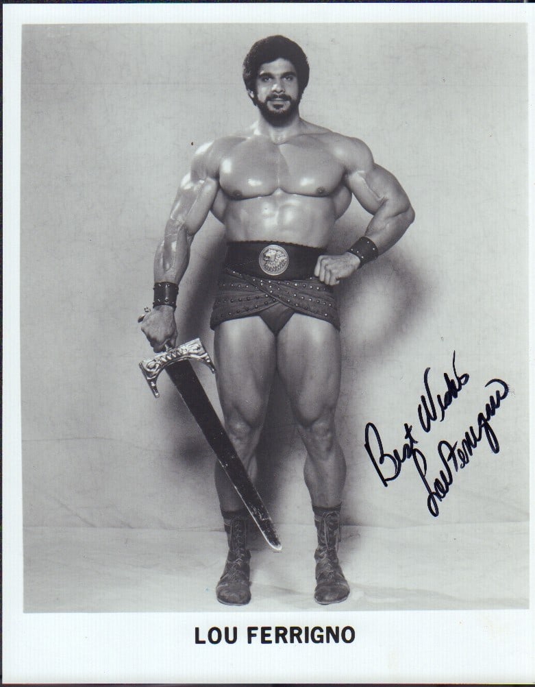 Lou Ferrigno signed photograph (1 of 1)