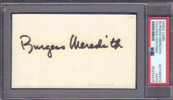 Burgess Meredith PSA slabbed (1 of 1)