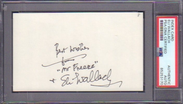 Eli Wallach PSA slabbed (1 of 1)