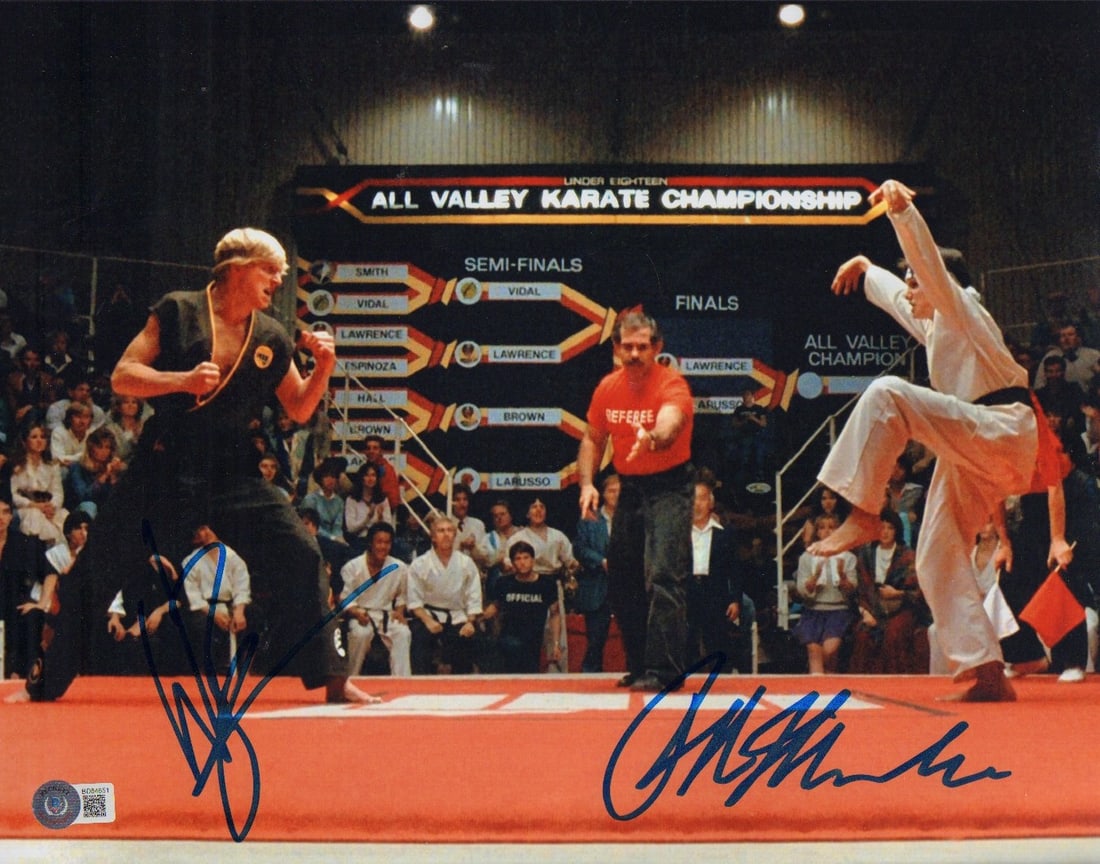 Karate Kid signed 11x14 photograph (1 of 1)