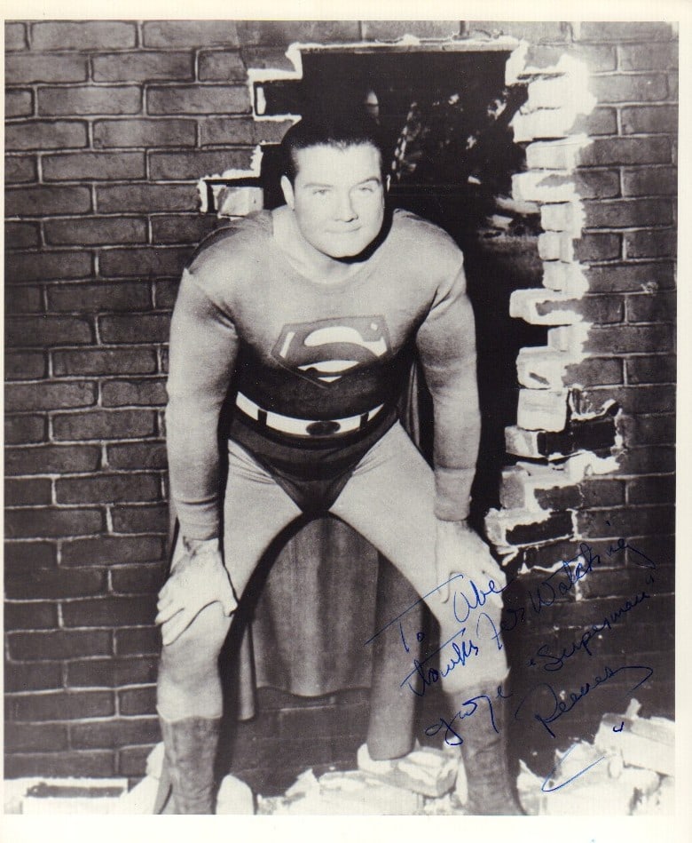 George Reeves signed photograph (1 of 1)