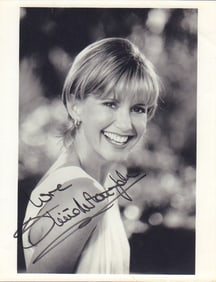 Olivia Newton John signed photograph