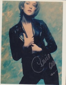 Celine Dion signed photograph