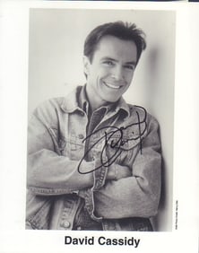 David Cassidy signed photograph